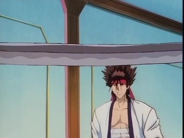 Rurouni Kenshin Ep 6: The Appearance of Kurogasa: Visitor from the Shadows @ 11:57