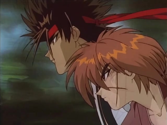 Rurouni Kenshin Ep 10: Aoshi: Someone so Beautiful it's Frightening @ 03:27