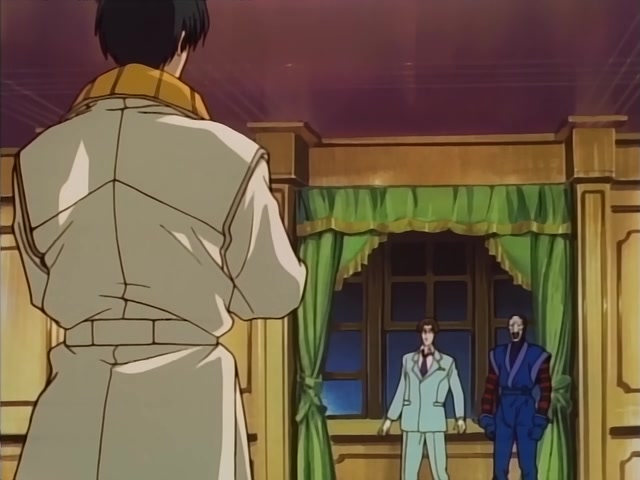 Rurouni Kenshin Ep 10: Aoshi: Someone so Beautiful it's Frightening @ 10:49