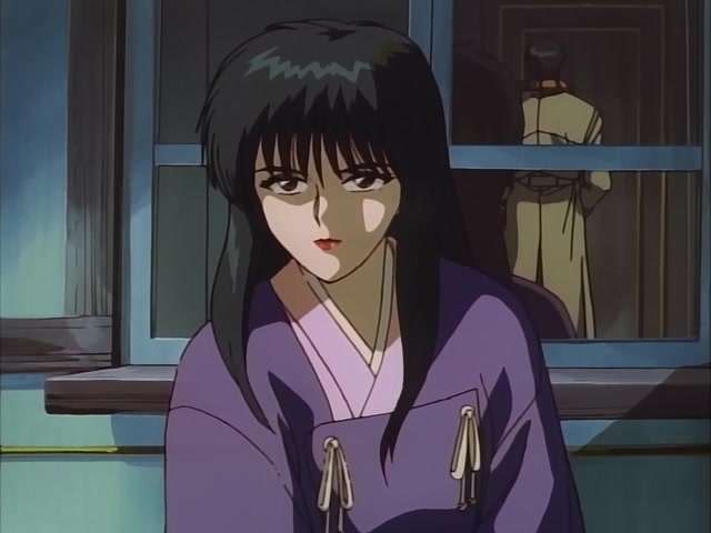 Rurouni Kenshin Ep 10: Aoshi: Someone so Beautiful it's Frightening @ 12:13