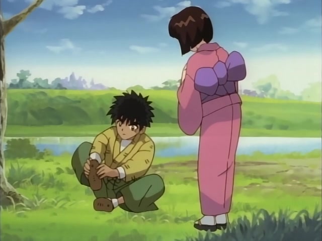 Rurouni Kenshin Ep 12: Birth of a Boy Swordsman: The Battle of First Apprentice Yahiko @ 02:53