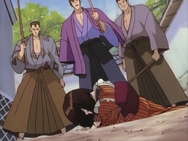 Rurouni Kenshin Ep 12: Birth of a Boy Swordsman: The Battle of First Apprentice Yahiko @ 07:54