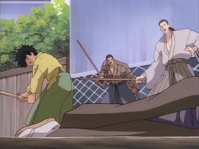 Rurouni Kenshin Ep 12: Birth of a Boy Swordsman: The Battle of First Apprentice Yahiko @ 09:26
