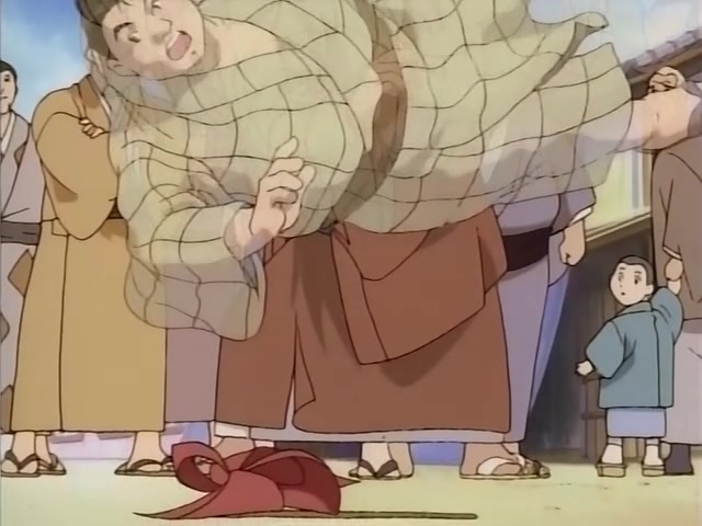 Rurouni Kenshin Ep 13: Strive for the Grand Championship: Toramaru's Sumo Battle Log! @ 03:10