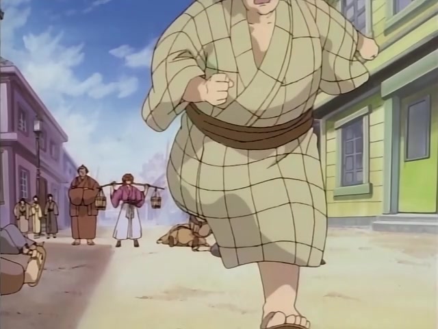 Rurouni Kenshin Ep 13: Strive for the Grand Championship: Toramaru's Sumo Battle Log! @ 04:41