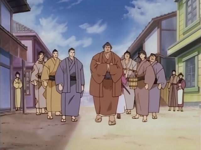 Rurouni Kenshin Ep 13: Strive for the Grand Championship: Toramaru's Sumo Battle Log! @ 05:06