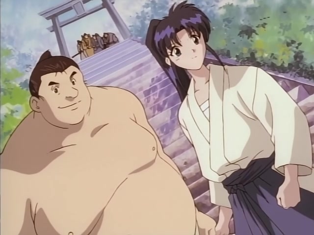 Rurouni Kenshin Ep 13: Strive for the Grand Championship: Toramaru's Sumo Battle Log! @ 14:56