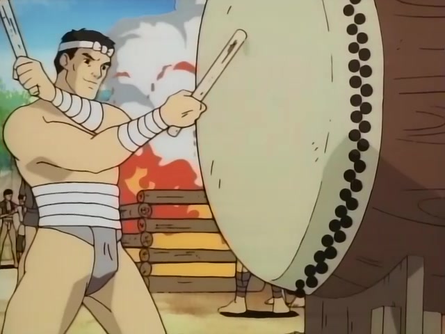 Rurouni Kenshin Ep 27: Burn, Island of Terror! The Red Pirate Conclusion @ 13:25