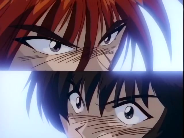 Rurouni Kenshin Ep 37: Shock! The Reverse-Blade is Broken: Sojiro's Tenken versus Kenshin @ 08:43