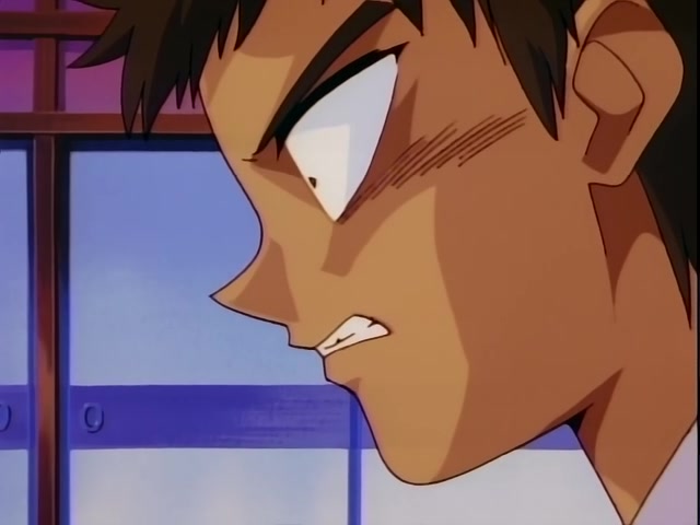 Rurouni Kenshin Ep 37: Shock! The Reverse-Blade is Broken: Sojiro's Tenken versus Kenshin @ 11:38