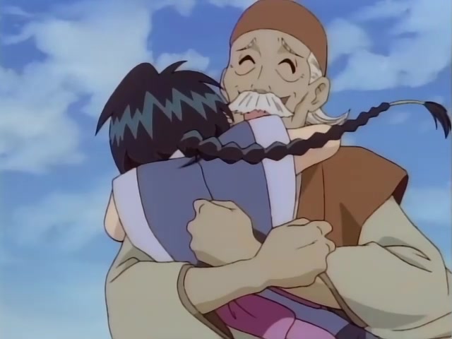 Rurouni Kenshin Ep 39: The Creator of the Reverse-Blade Sword: Shakku Arai's Final Swing @ 03:20
