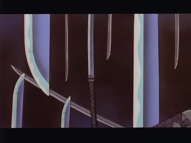 Rurouni Kenshin Ep 39: The Creator of the Reverse-Blade Sword: Shakku Arai's Final Swing @ 11:14