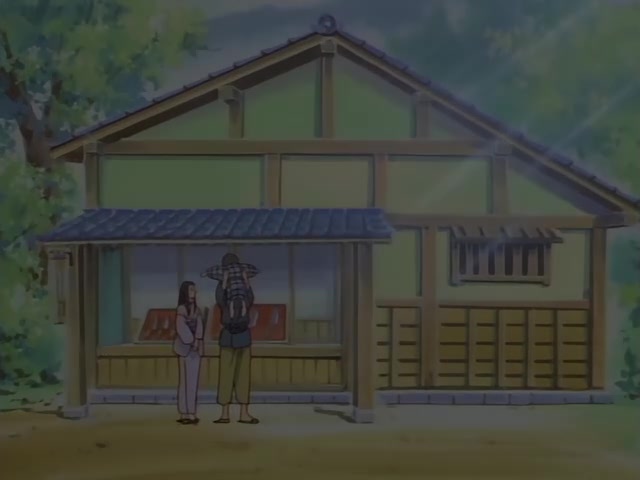 Rurouni Kenshin Ep 39: The Creator of the Reverse-Blade Sword: Shakku Arai's Final Swing @ 12:55
