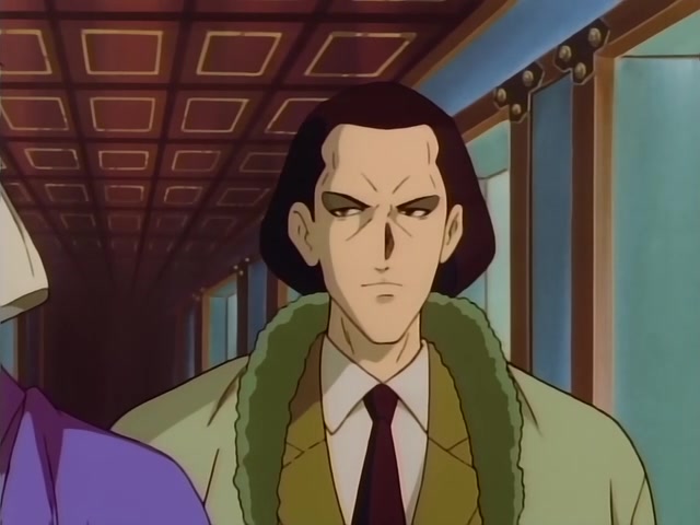 Rurouni Kenshin Ep 39: The Creator of the Reverse-Blade Sword: Shakku Arai's Final Swing @ 14:35