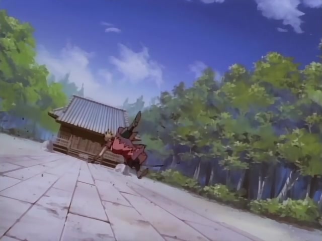 Rurouni Kenshin Ep 40: A Killer Without Mercy: Fight to the Death Against Cho of the Juppongatana @ 03:29