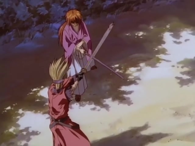 Rurouni Kenshin Ep 40: A Killer Without Mercy: Fight to the Death Against Cho of the Juppongatana @ 04:05