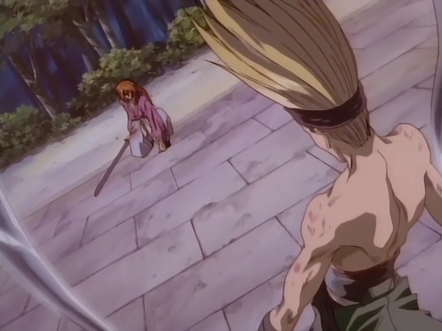 Rurouni Kenshin Ep 40: A Killer Without Mercy: Fight to the Death Against Cho of the Juppongatana @ 06:13