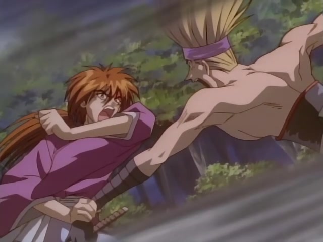 Rurouni Kenshin Ep 40: A Killer Without Mercy: Fight to the Death Against Cho of the Juppongatana @ 09:25