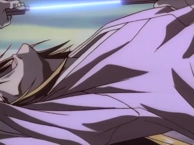 Rurouni Kenshin Ep 40: A Killer Without Mercy: Fight to the Death Against Cho of the Juppongatana @ 12:46