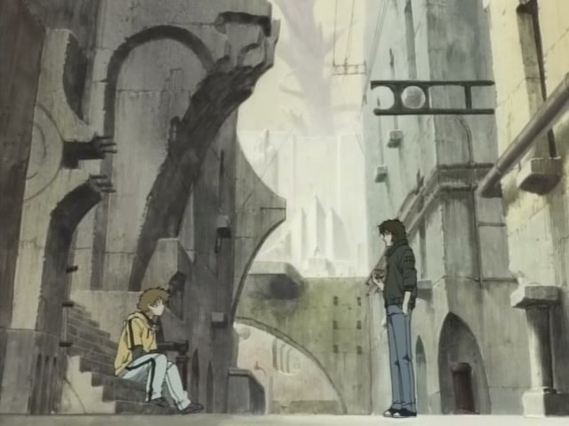 Wolf's Rain Ep 2: Toboe, Who Doesn't Howl @ 00:08:35