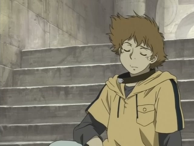 Wolf's Rain Ep 2: Toboe, Who Doesn't Howl @ 00:08:44