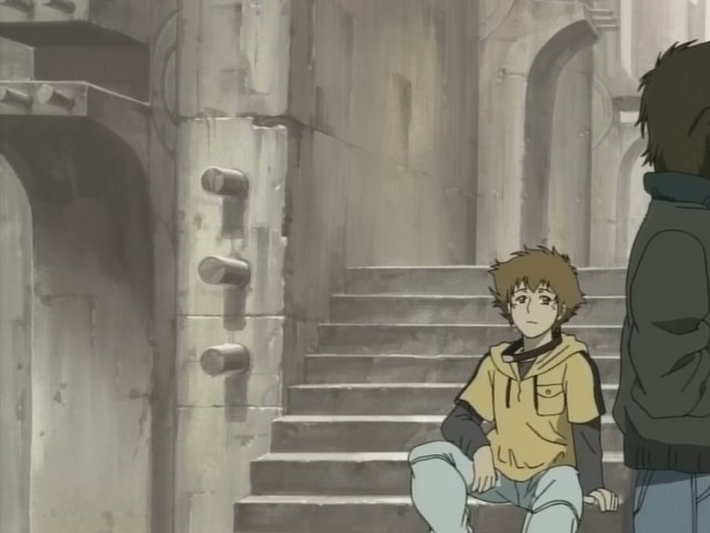 Wolf's Rain Ep 2: Toboe, Who Doesn't Howl @ 00:09:11