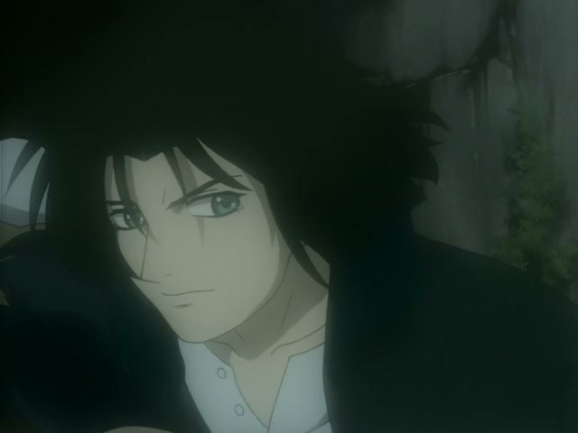 Wolf's Rain Ep 18: Men, Wolves, and the Book of the Moon @ 00:08:48
