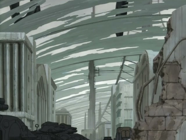 Wolf's Rain Ep 21: Battle's Red Glare @ 00:04:49