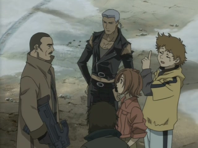 Wolf's Rain Ep 21: Battle's Red Glare @ 00:08:21