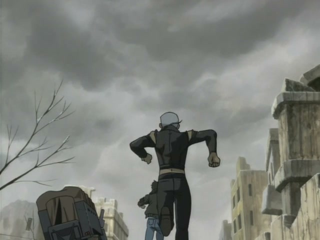 Wolf's Rain Ep 21: Battle's Red Glare @ 00:08:58