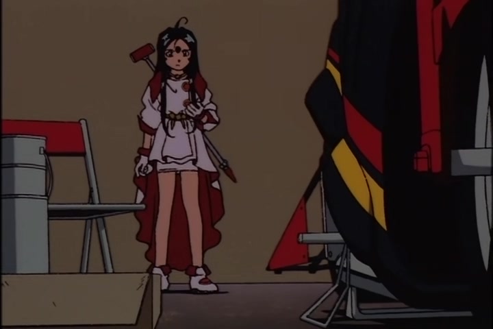 Ah! My Goddess (1993 OVA) Ep 3: Burning Hearts on the Road @ 20:44