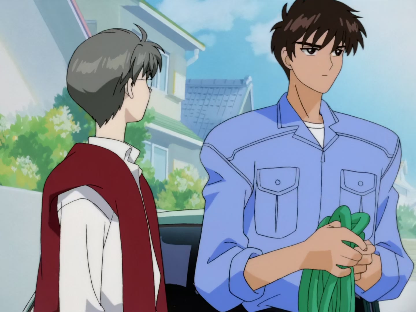 Cardcaptor Sakura Ep 11: Sakura, Tomoyo, and a Mansion @ 00:08:48