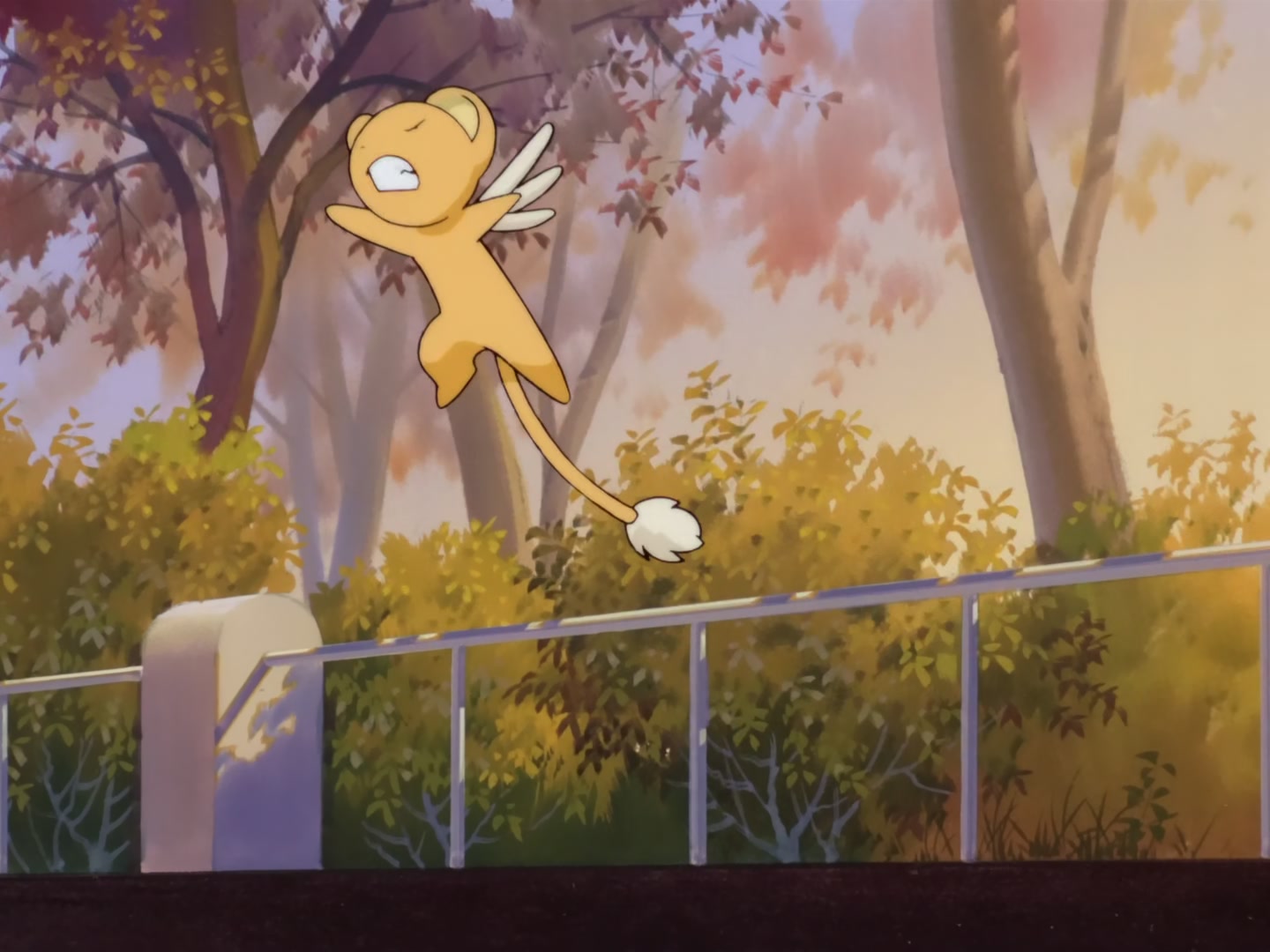 Cardcaptor Sakura Ep 32: Sakura, Kero, and Syaoran @ 00:01:37