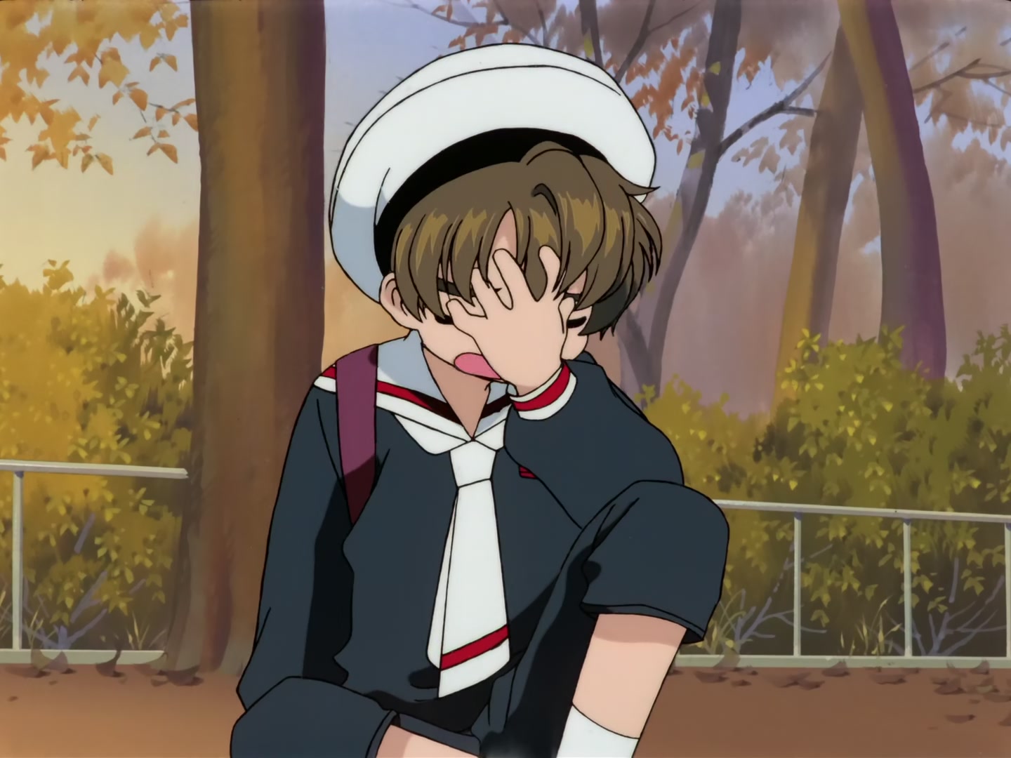 Cardcaptor Sakura Ep 32: Sakura, Kero, and Syaoran @ 00:02:34