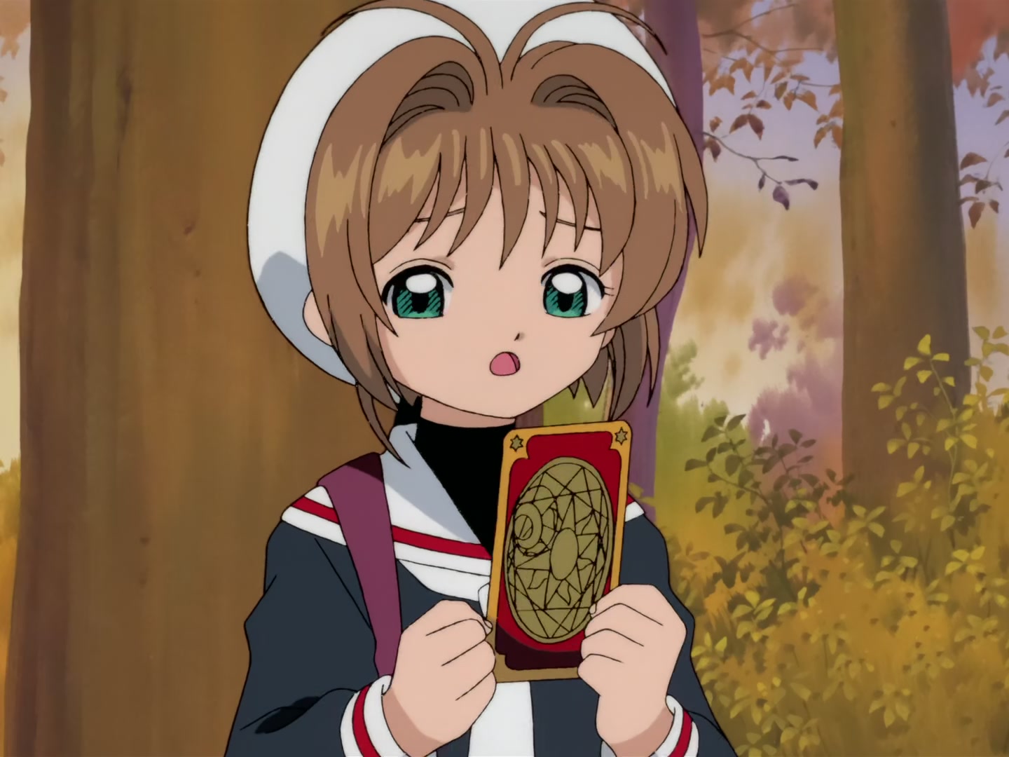 Cardcaptor Sakura Ep 32: Sakura, Kero, and Syaoran @ 00:03:31