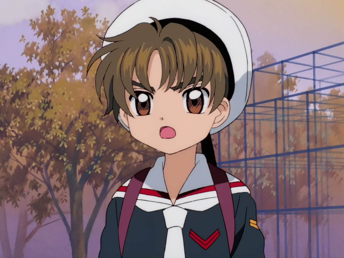 Cardcaptor Sakura Ep 32: Sakura, Kero, and Syaoran @ 00:04:23