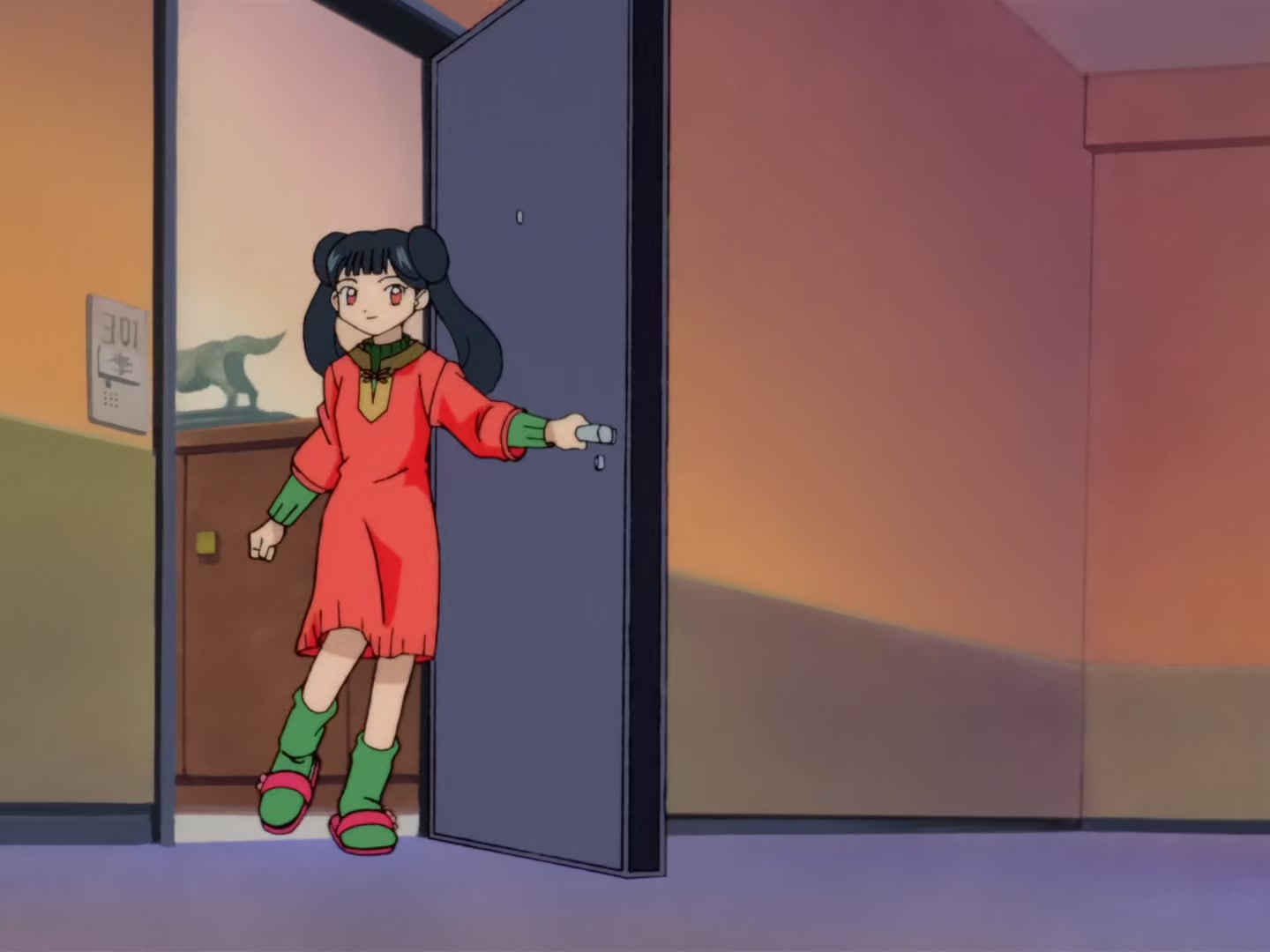 Cardcaptor Sakura Ep 32: Sakura, Kero, and Syaoran @ 00:06:07