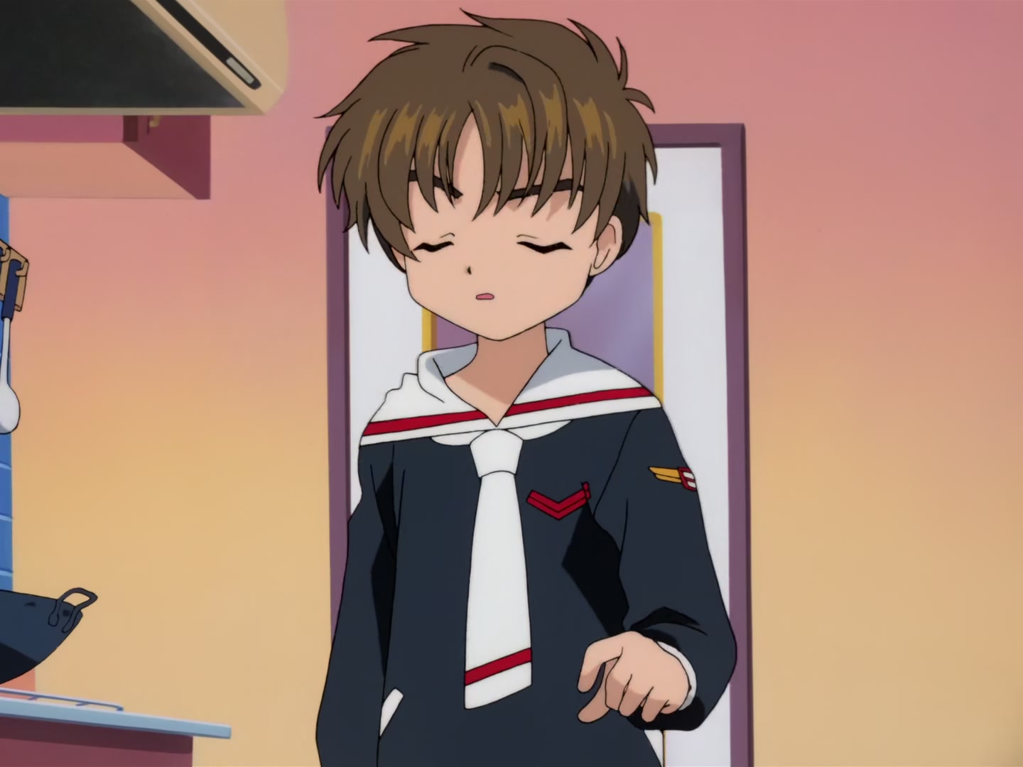 Cardcaptor Sakura Ep 32: Sakura, Kero, and Syaoran @ 00:06:54