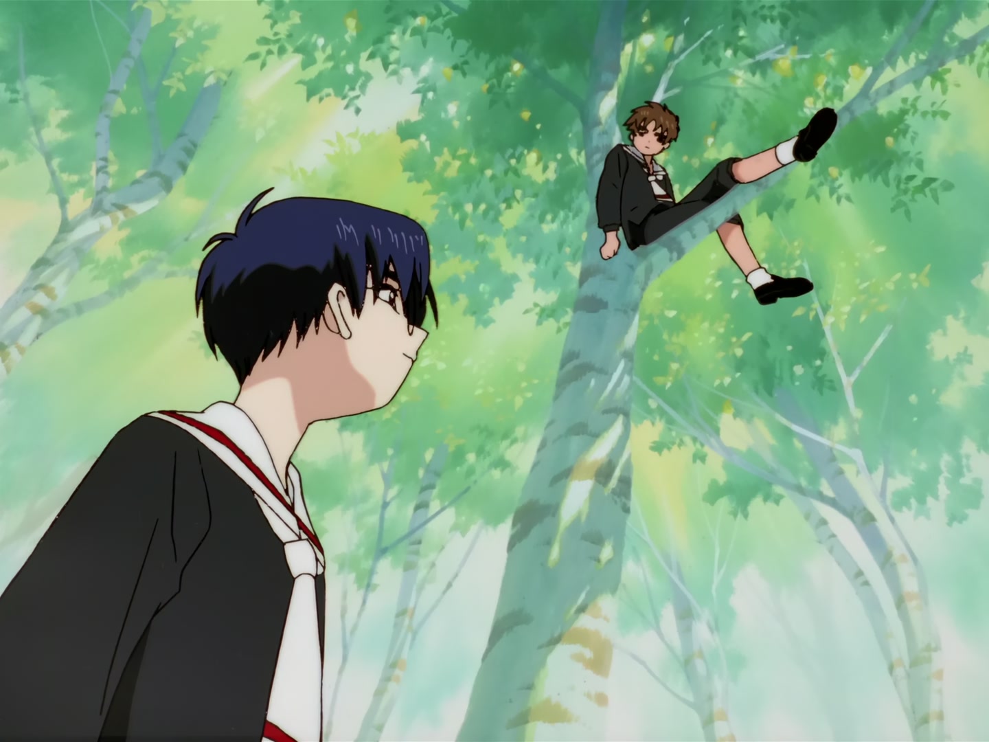 Cardcaptor Sakura Ep 50: Sakura, Syaoran, and the Invisible Threads @ 00:08:38