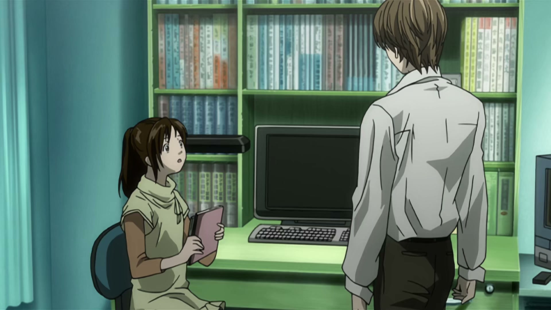 Death Note Ep 2: Confrontation @ 00:04:58