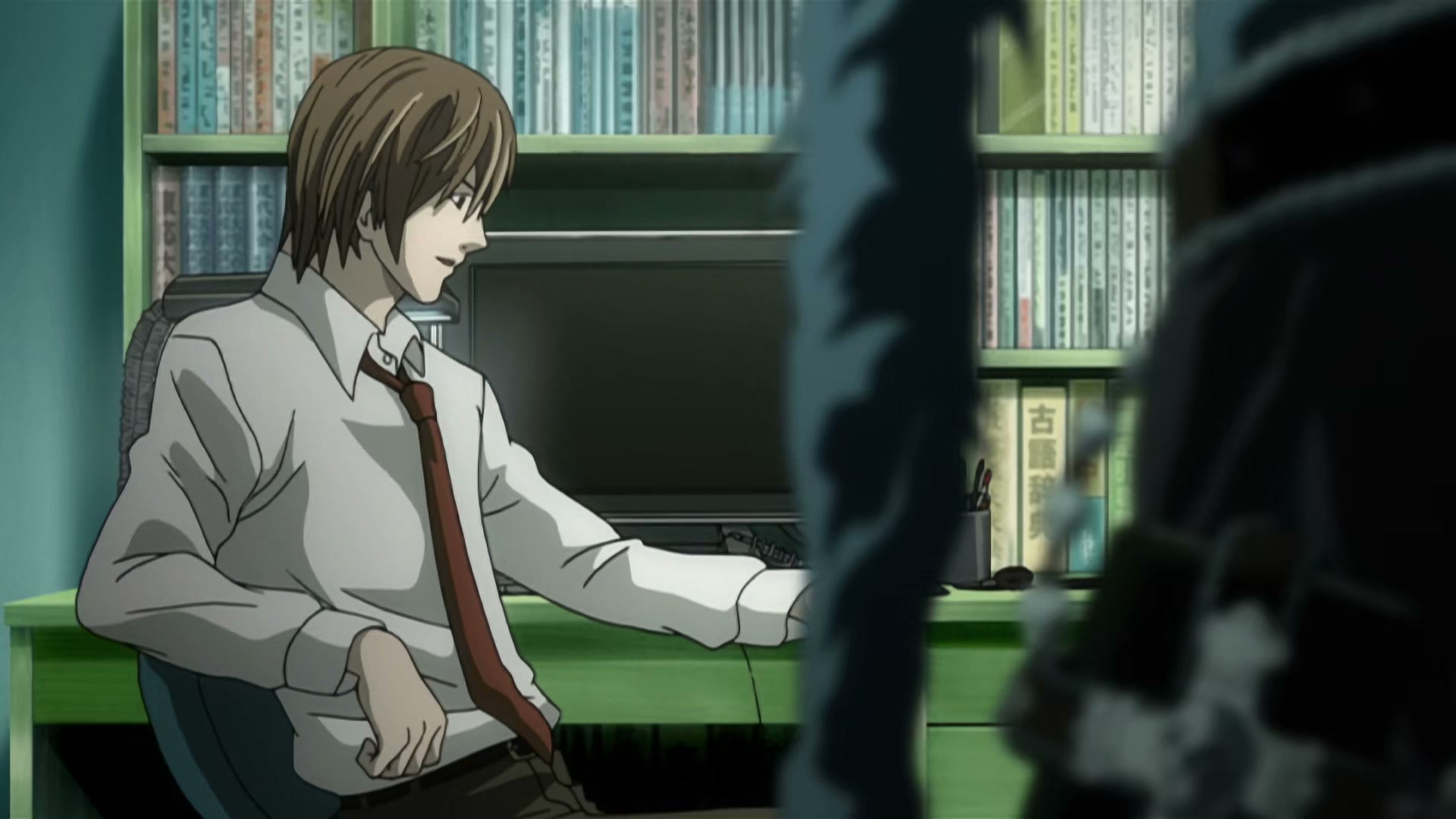 Death Note Ep 2: Confrontation @ 00:09:44