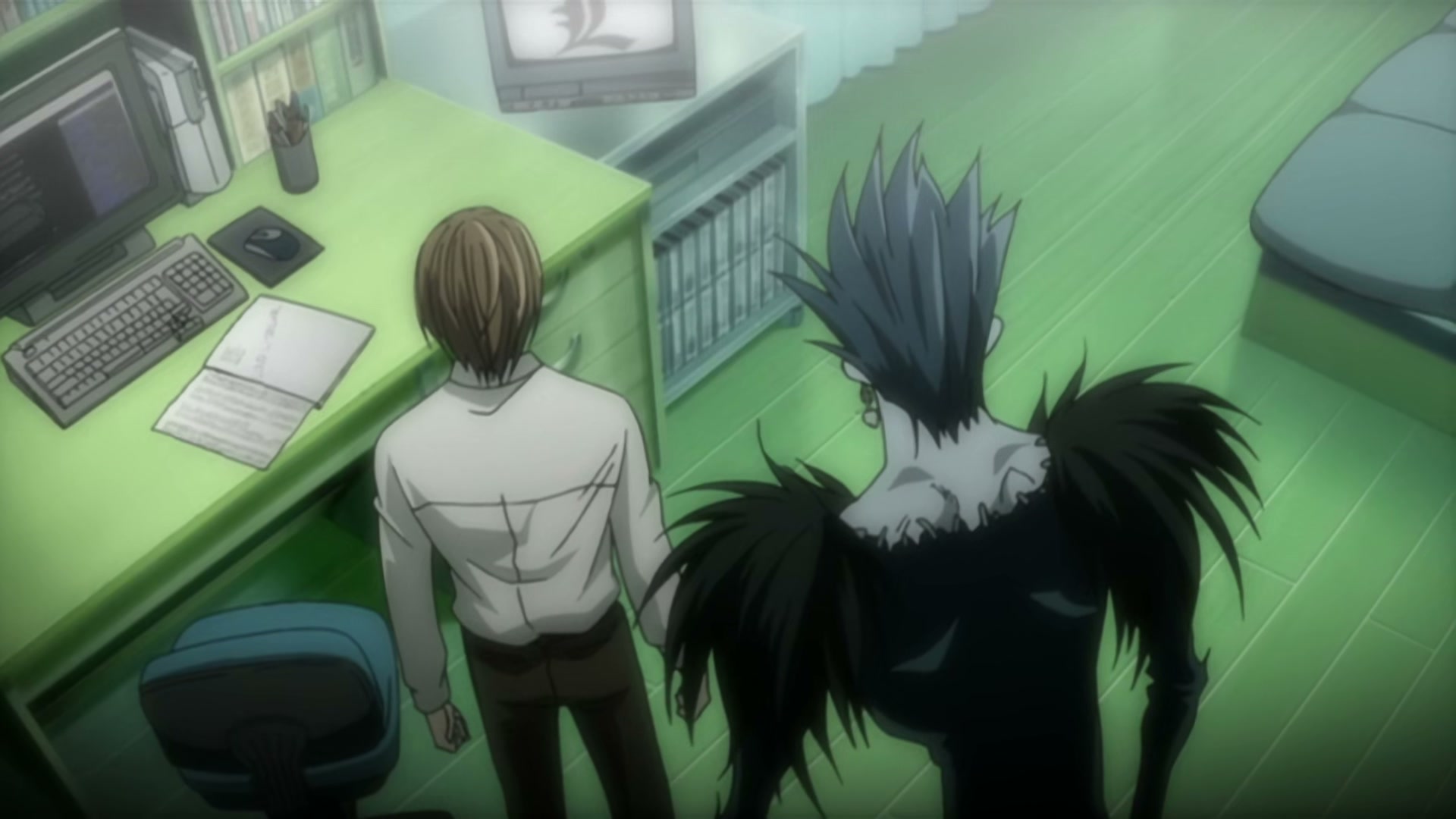 Death Note Ep 2: Confrontation @ 00:18:00