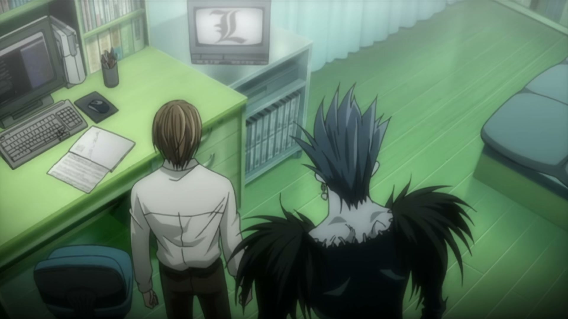 Death Note Ep 2: Confrontation @ 00:18:08