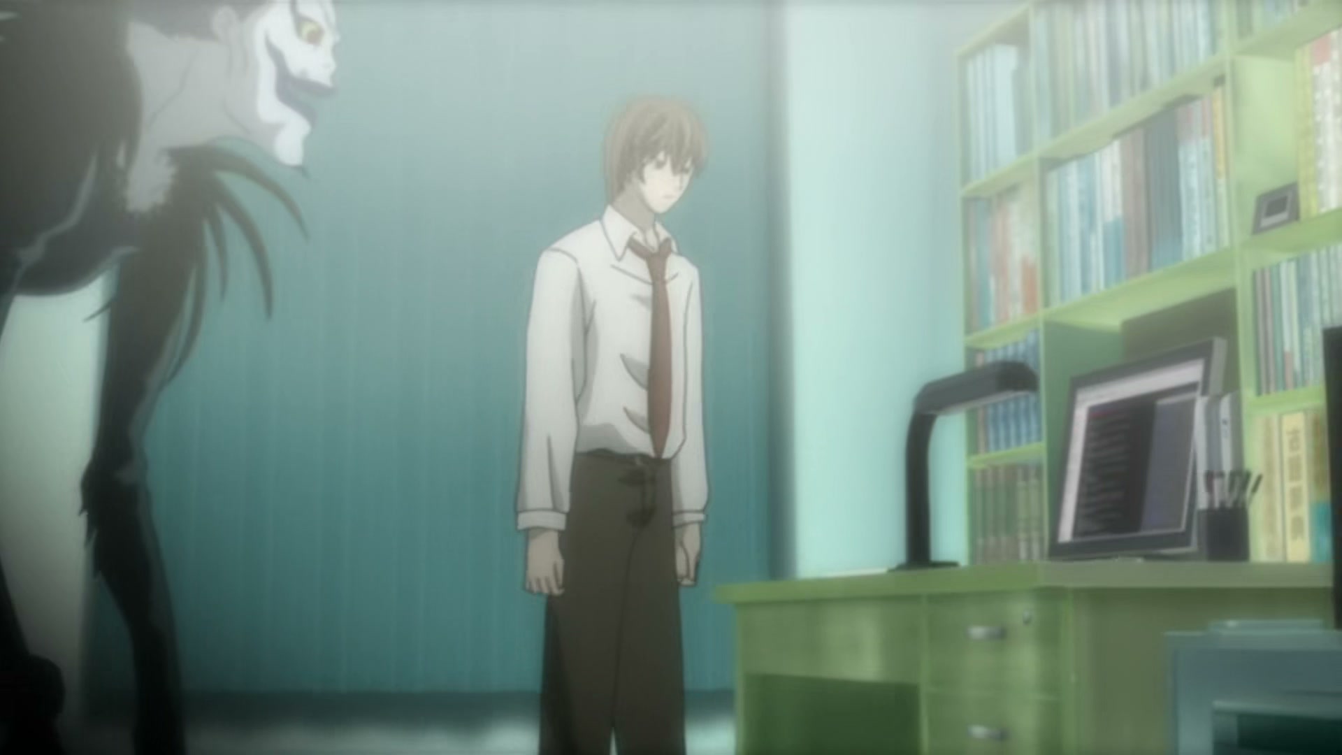 Death Note Ep 2: Confrontation @ 00:18:31