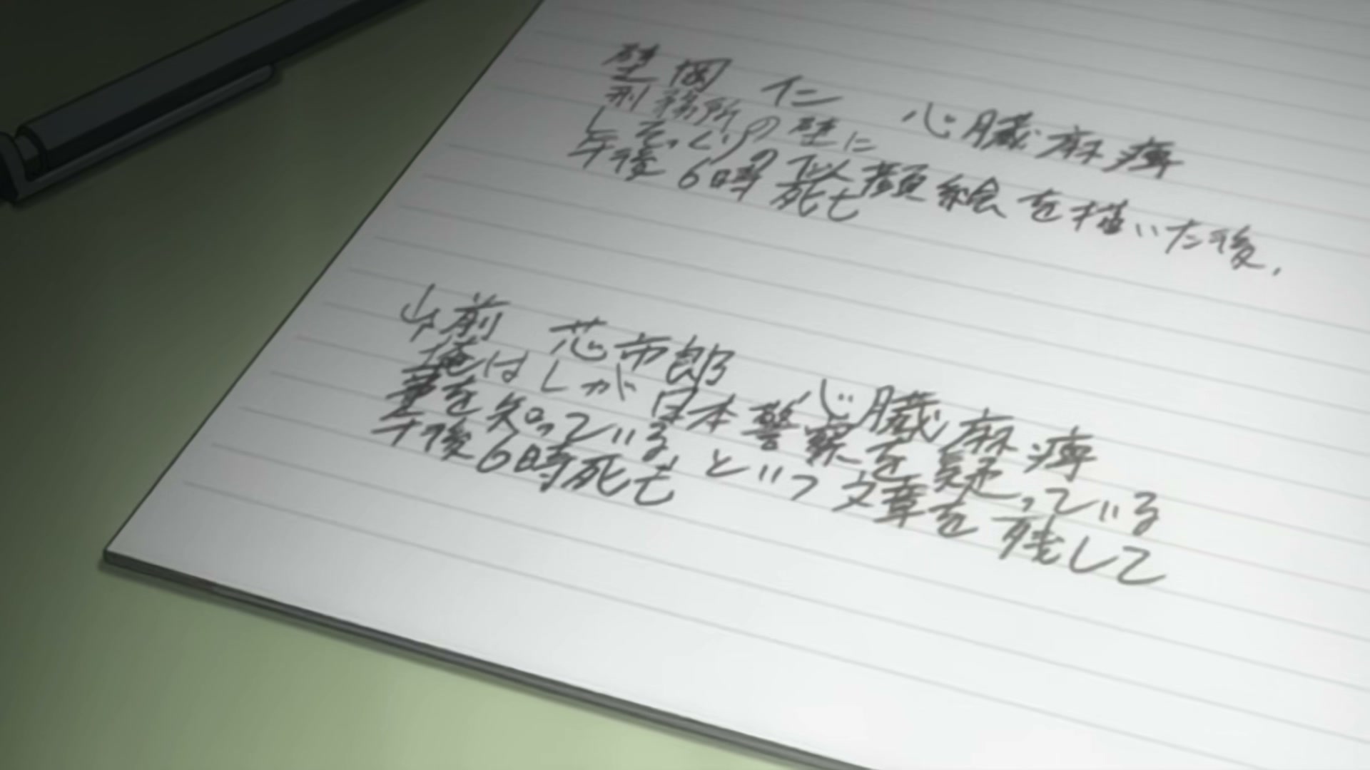 Death Note Ep 4: Pursuit @ 00:10:42