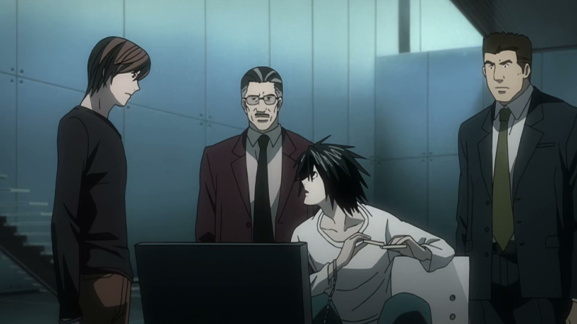 Death Note Ep 19: Matsuda @ 00:10:28