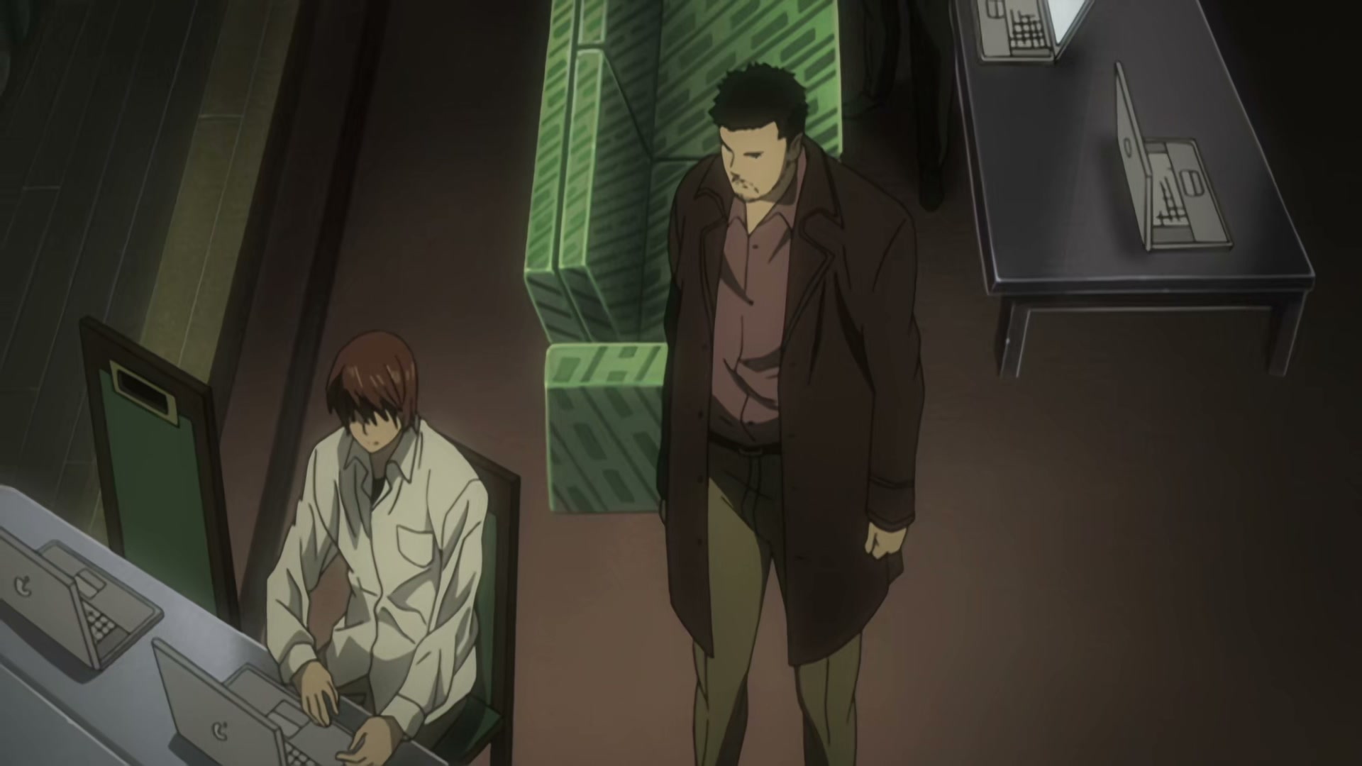 Death Note Ep 31: Transfer @ 00:14:15