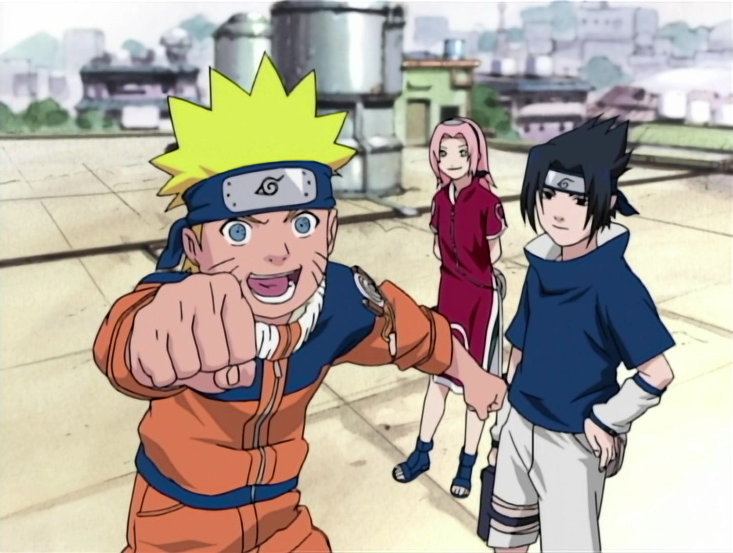 Naruto — Ep 3: Sasuke and Sakura: Friends or Foes? @ 01:33