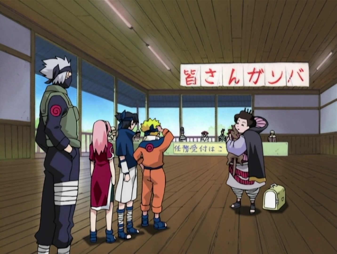 Naruto Ep 6: A Dangerous Mission! Journey to the Land of Waves! @ 03:20