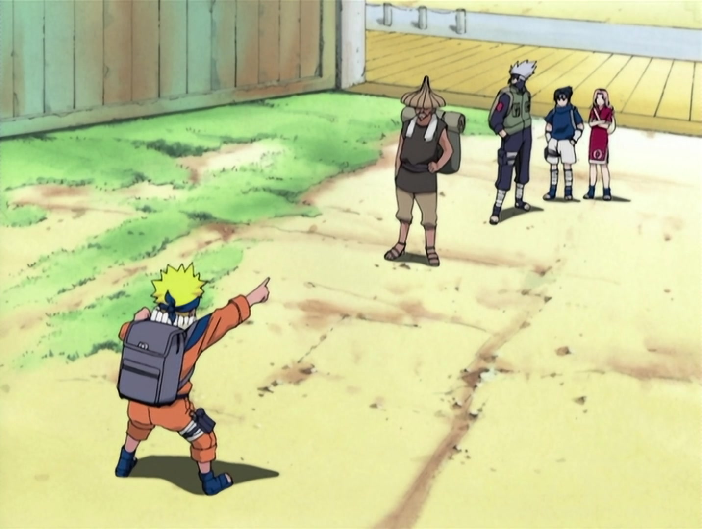 Naruto Ep 6: A Dangerous Mission! Journey to the Land of Waves! @ 08:21